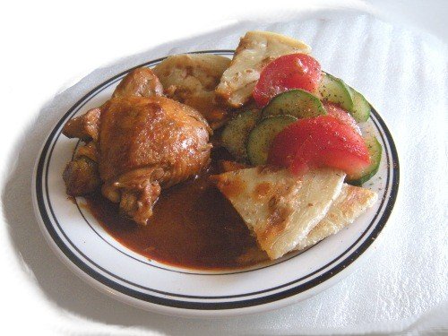 Mercy’s Chapati Recipe Mercy's Chapati Recipe with goulash sauce