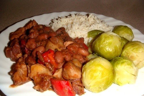 Chicken and Beans in Wine Recipe
