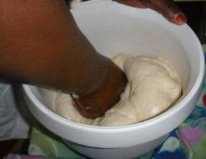Mercy's Chapati Recipe: kneading