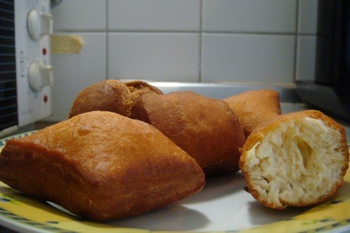 Half cake mandazi