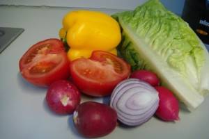 Ingredients for Romaine Lettuce Salad Recipe
