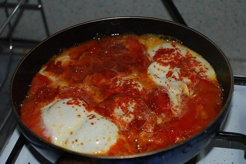 Shakshuka - a popular North African dish