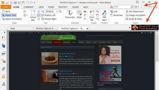 Foxit PDF Reader Foxit Reader - Lots of tools