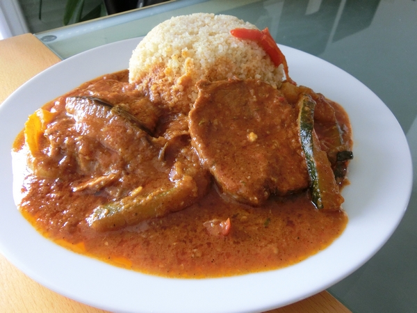Chu sauce with Couscous