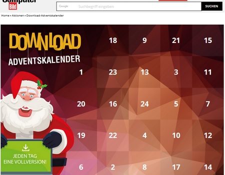 Advent Calendar Software Giveaways