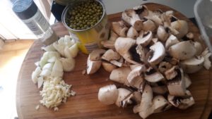 Fried mushrooms ingredients